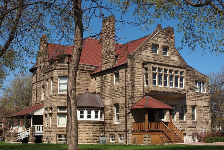 A photo of the Martin Ryerson house.